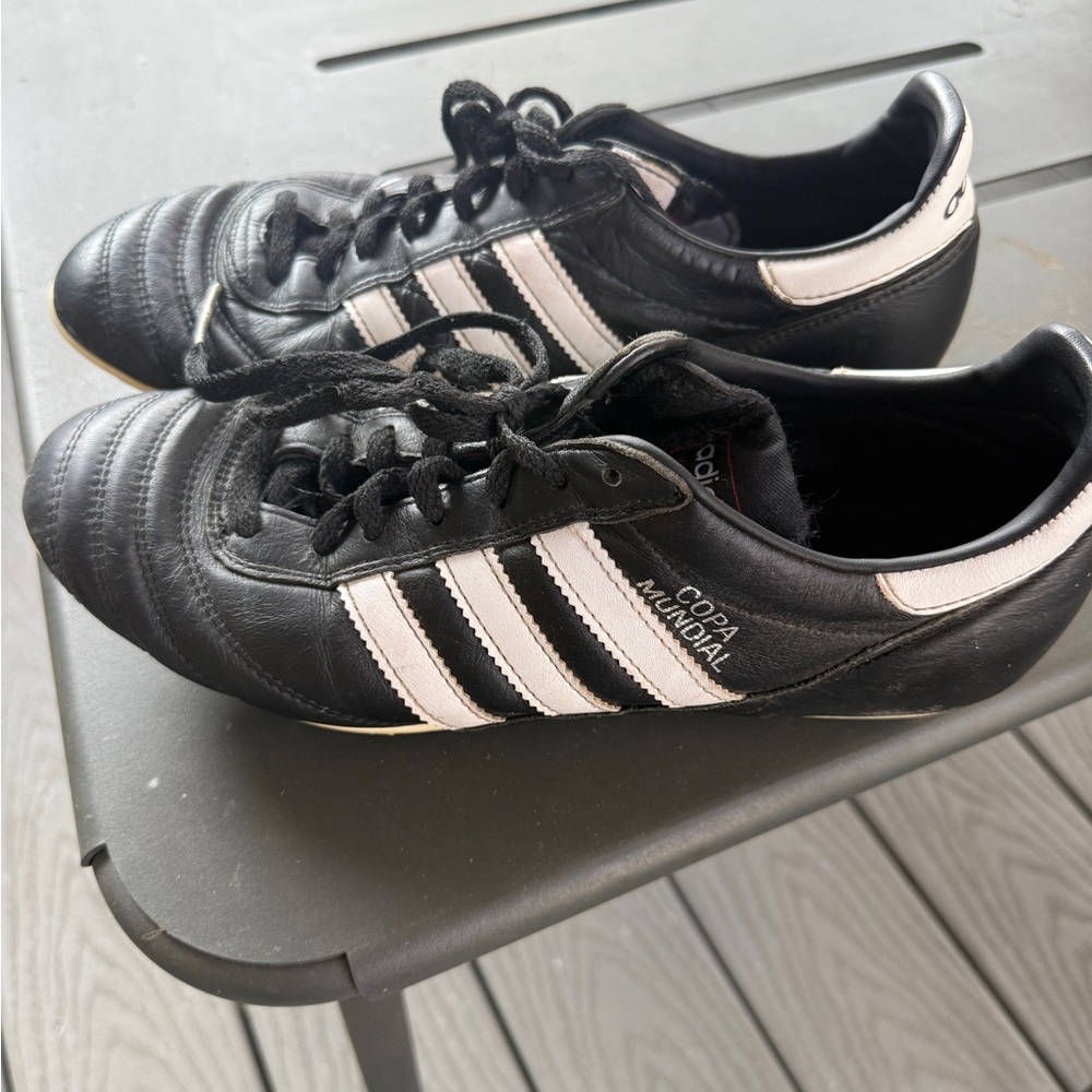 Adidas Copa Mundial Black White Athletic Shoes
